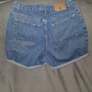 ARIZONA HIGH WAISTED MOM JEAN SHORTS VINTAGE